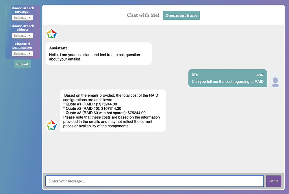 AI-driven chatbot
